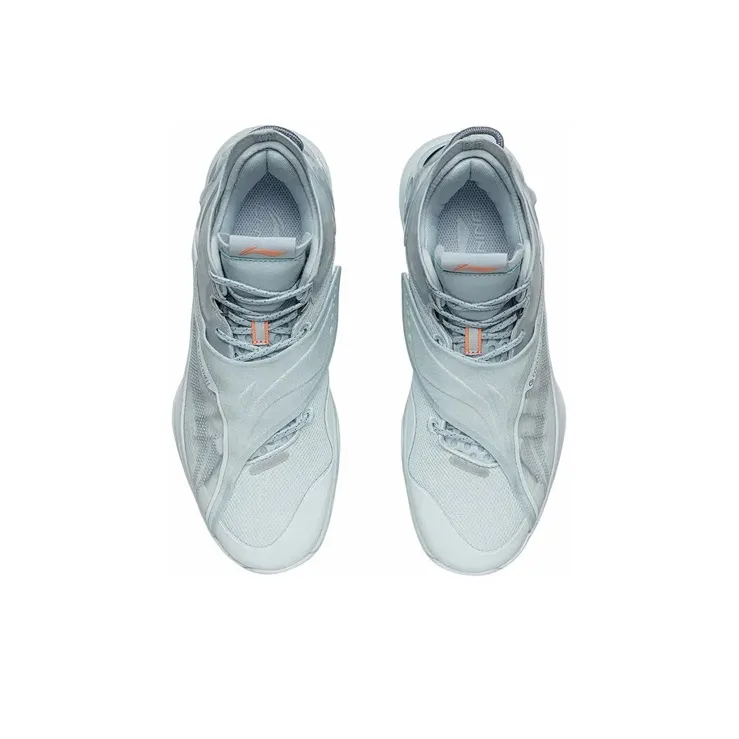 LINING Cicada Wing Basketball Shoes Men Mid Top Celestial Blue-3