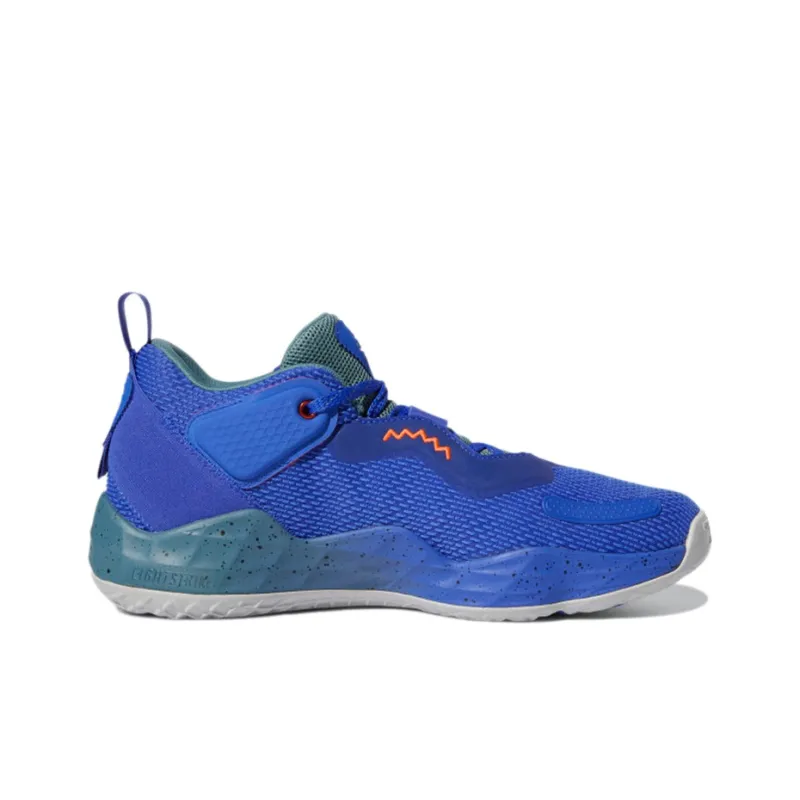 Adidas Donovan Mitchell Anti-Slip Wear-Resistant Low-Top Performance Basketball Shoes Men's Ocean Blue-1