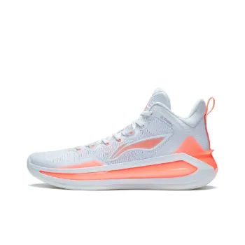 LiNing Liren 3 Original Blade Cushioning Anti Slip And Wear Resistant Mid Top Basketball Shoes Men's White