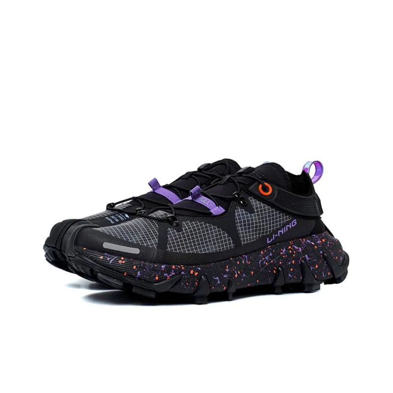 LiNing WuXing Paris Fashion Week SS21 'Black Purple' Women's-2