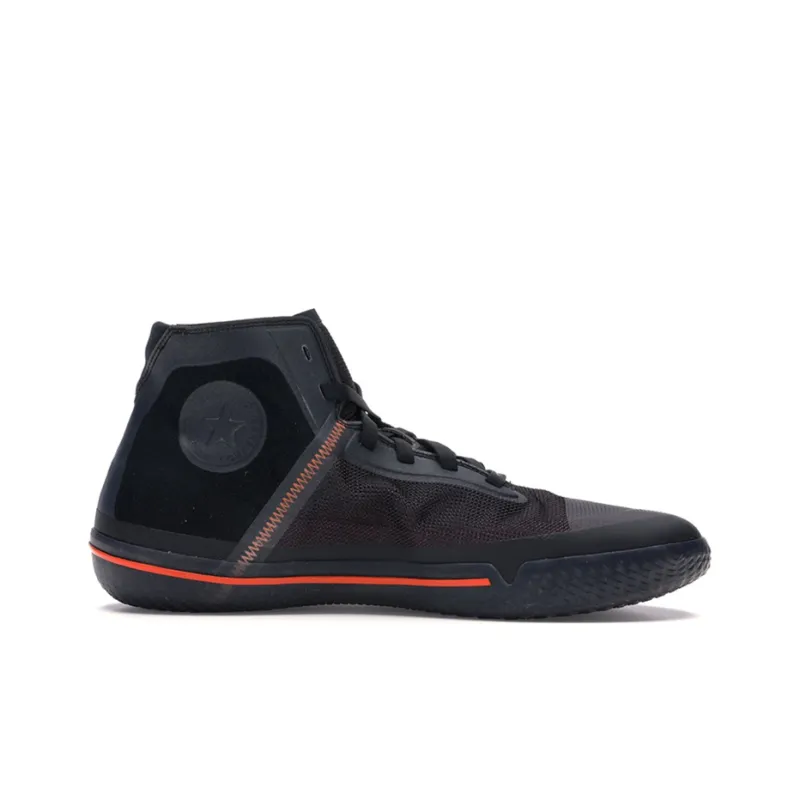 Converse All Star Pro Bb Black Silver Orange-1