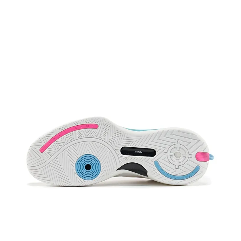 RIGORER Stopgo 2.0 Mid Top Performance Basketball Shoes Men's White Peach Pink-5
