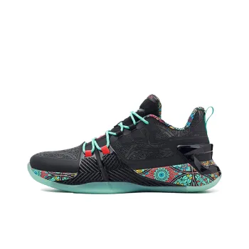 XTEP Jeremy Lin 2 Basketball Shoes Men Low Top Black/Green