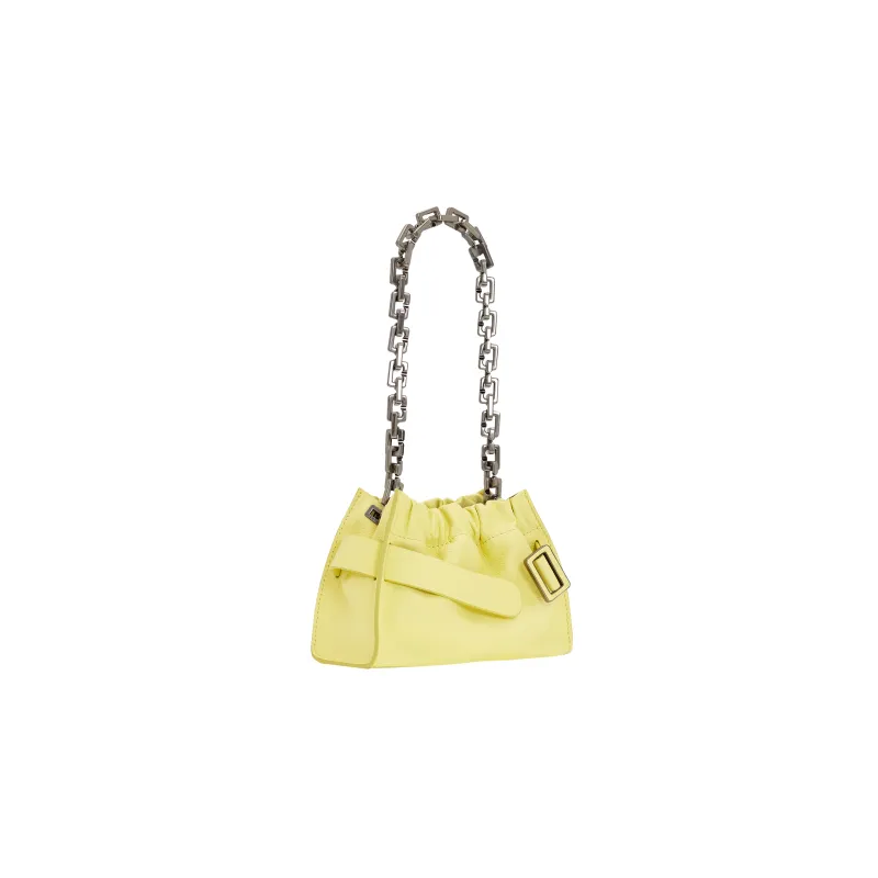 BOYY Calfskin Handbag Shoulder Bag Mini Women's Yellow-1