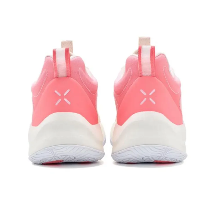 XTEP War Mastiff 3.5SE Cushioned Slip Resistant Abrasion Resistant Low Top Basketball Shoes Men's Pink-3