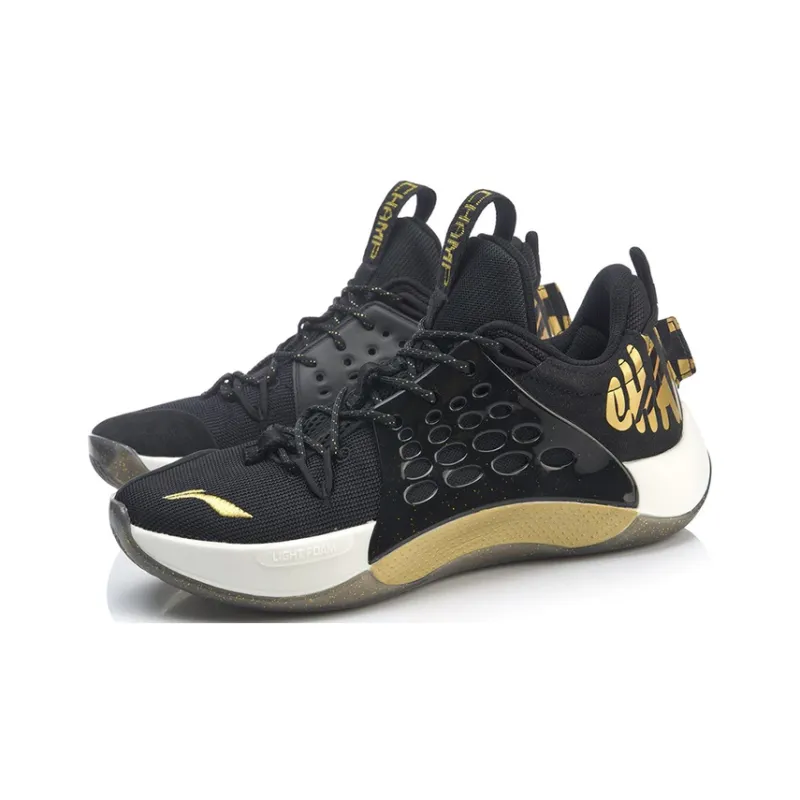 LINING Sonic 7 Low X Cba Player Edition 'Black Gold'-2