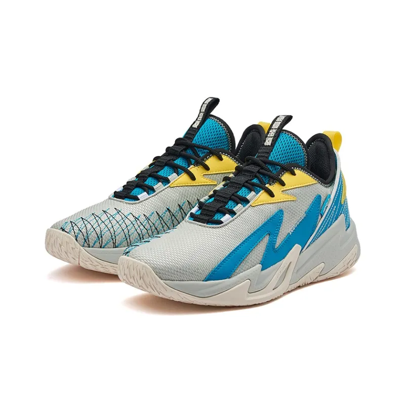 361° Shadow Blade 2 Basketball Shoes Men Low Top Water Duck Cyan/Mint Gray Green-2