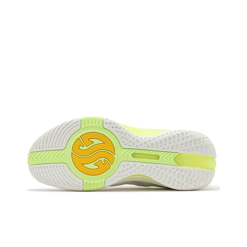 361° Zen 3 SE Mojito Cushioning Anti-Slip And Wear-Resistant Support Low-Top Basketball Shoes Men's White Green-4