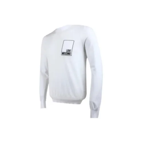 LOVE MOSCHINO Sweaters Men White