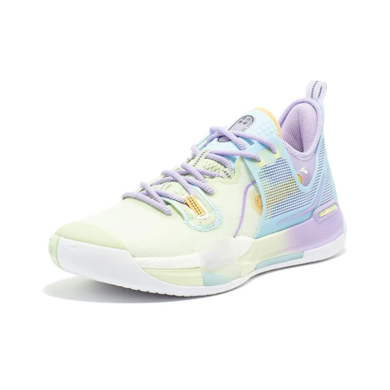 361° Burning War Basketball Shoes Men Low Top Blue-1
