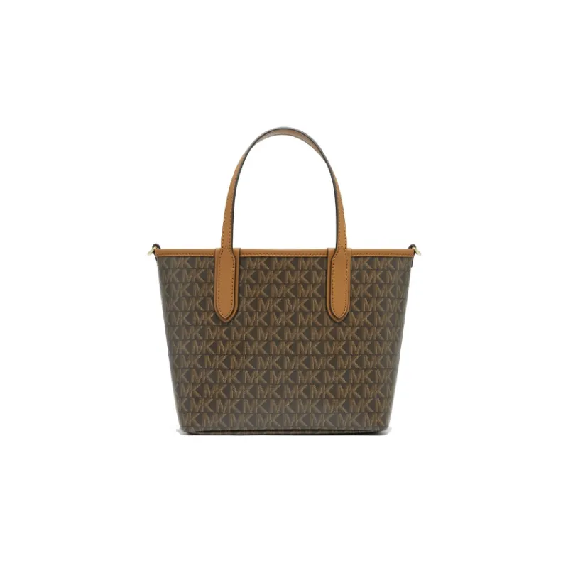 MICHAEL KORS Artificial Leather Tote Bag, Shopping Bag, Handbag Extra Small Women's Brown-1