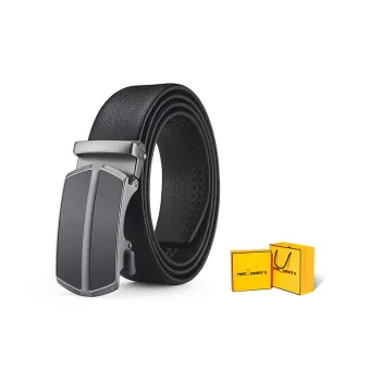 FREE RABBITⅡ Automatic Buckle Business Belt New Arrival Leather Belts Men's Width  3.5cm