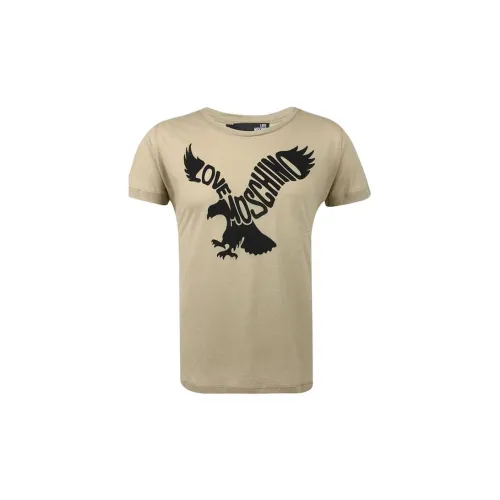 LOVE MOSCHINO T-Shirts Men Yellow