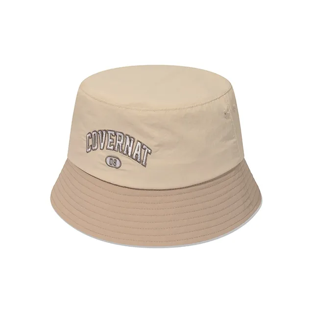 COVERNAT Cotton Bucket Hats Unisex White-5