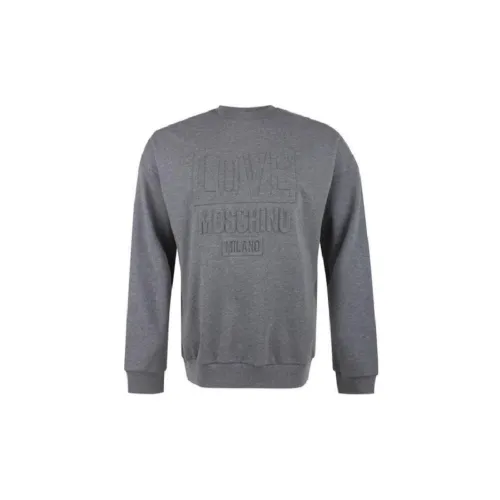 LOVE MOSCHINO Sweaters Men Gray