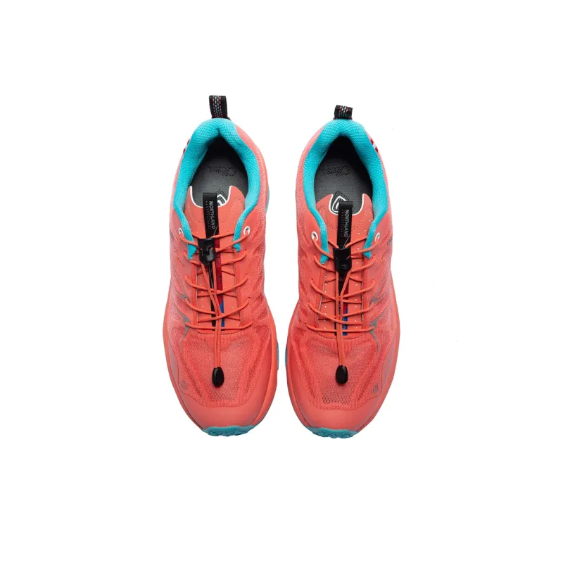 NORTHLAND Running Shoes Women's Low Top Clear/Red-4