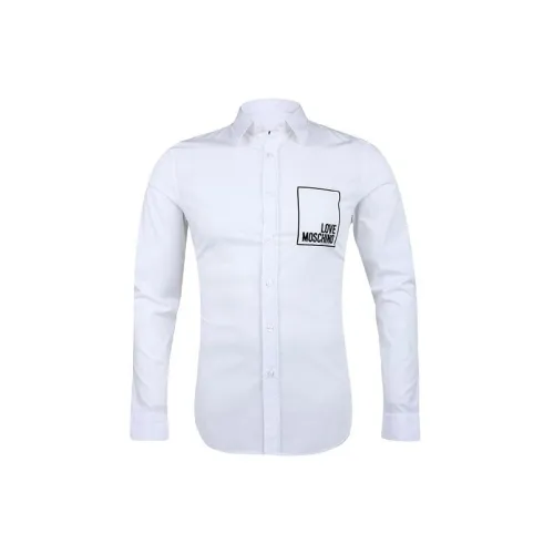 LOVE MOSCHINO Shirts Men White