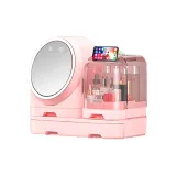 Mirror Strip Light Ceiling Fan[Pink]