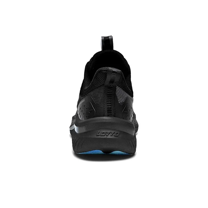 LOTTO Frozen PRO Anti-Slip Wear-Resistant Low-Top Carbon Plate Marathon Running Shoes Men's Black Silver-3