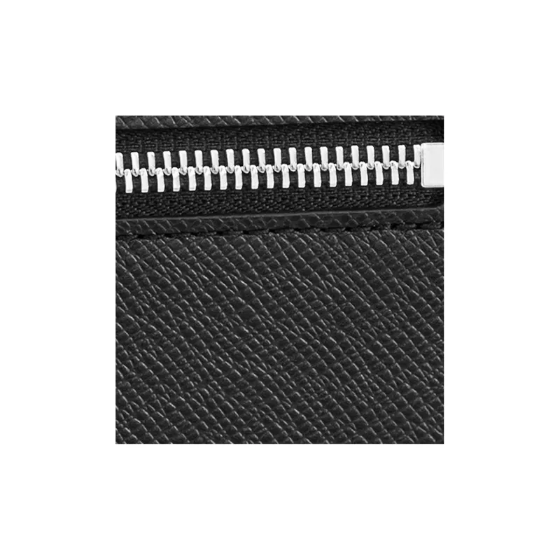 LOUIS VUITTON Pochette 24H Taïga Cow Leather Clutch Men's Black-3