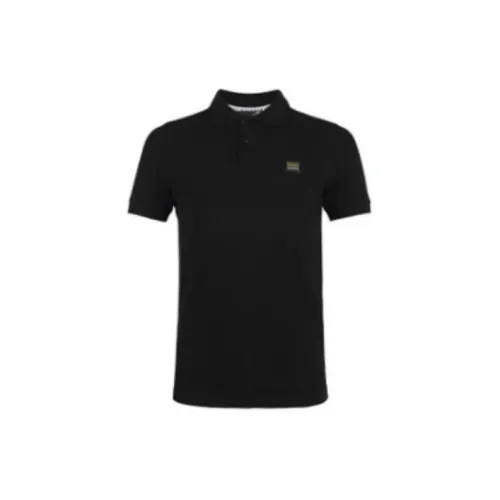 LOVE MOSCHINO Polo Shirts Men Black