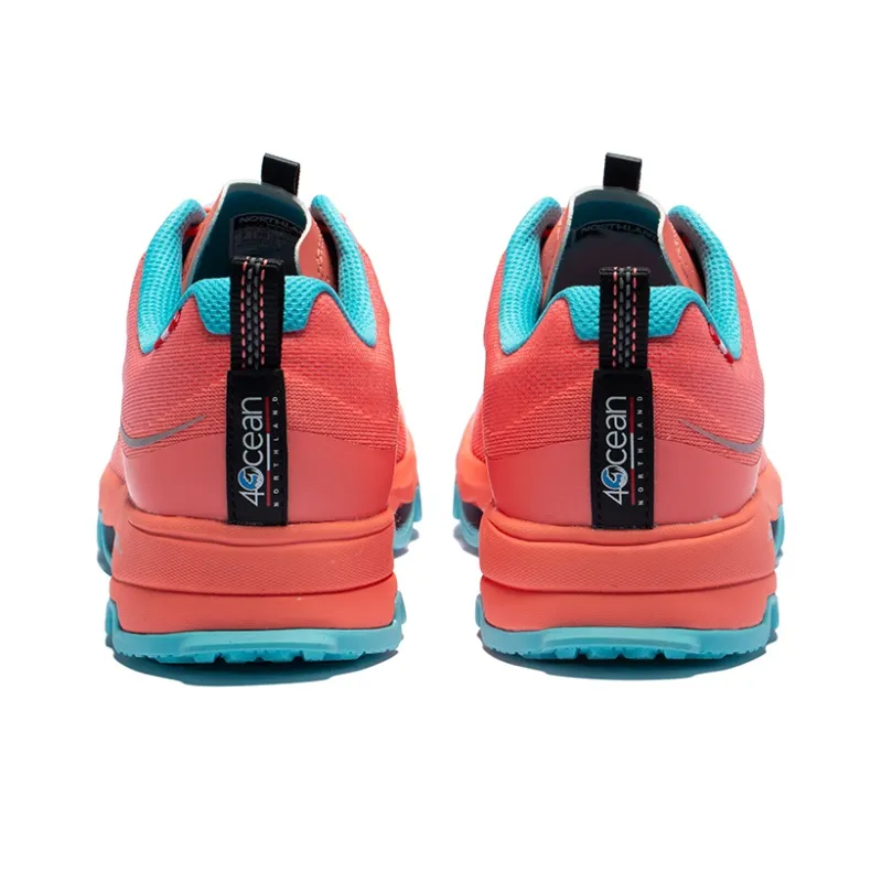 NORTHLAND Running Shoes Women's Low Top Clear/Red-5