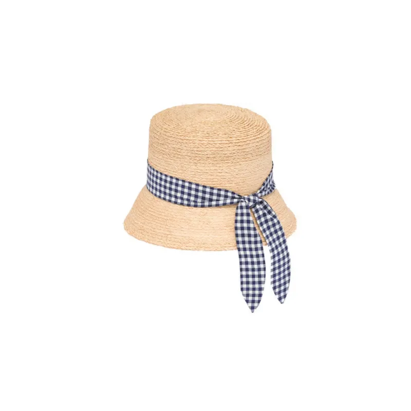 MIU MIU Bucket Hats Women's Natural/Blue-1