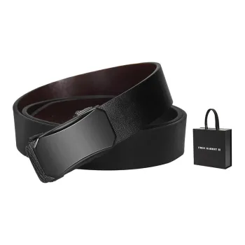 FREE RABBITⅡ Toothless Automatic Buckle Cow Leather Leather Belts Men's