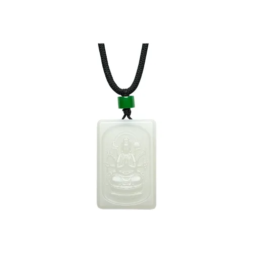 ZHOU LIU FU Hetian Jade Pendants Unisex