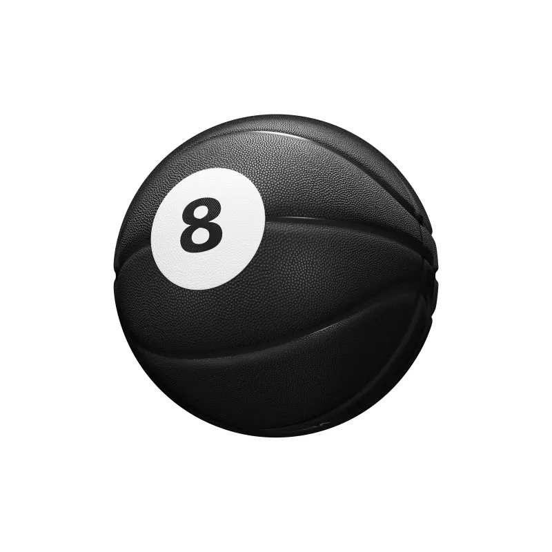 VEIDOORN PU Basketball Black White Size 7 Training Unisex-6