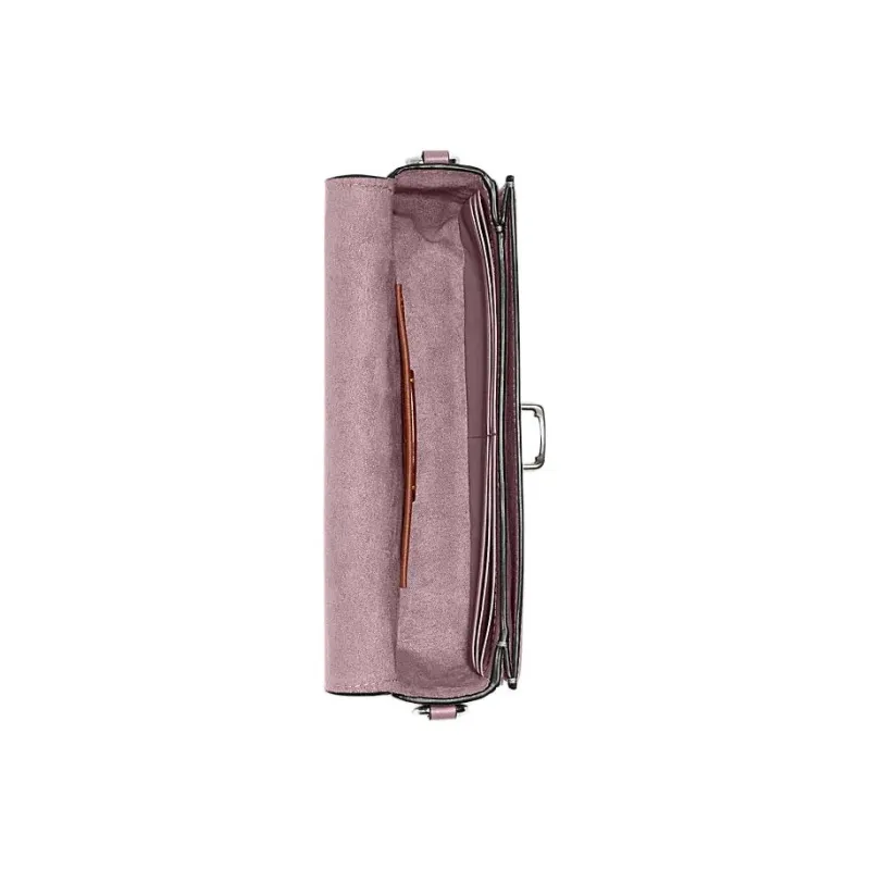 COACH Studio Cow Leather Baguette Bag Handbag, Shoulder Bag Women's Purple-2
