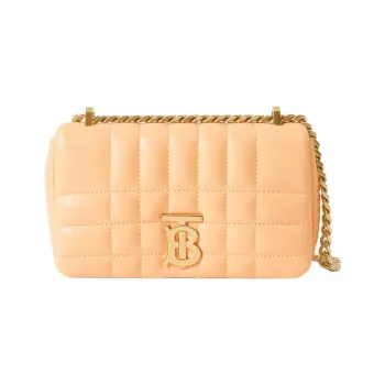 Burberry Lola Lola Bag Lambskin Shoulder Bag Crossbody Bag Mini Women's Gold