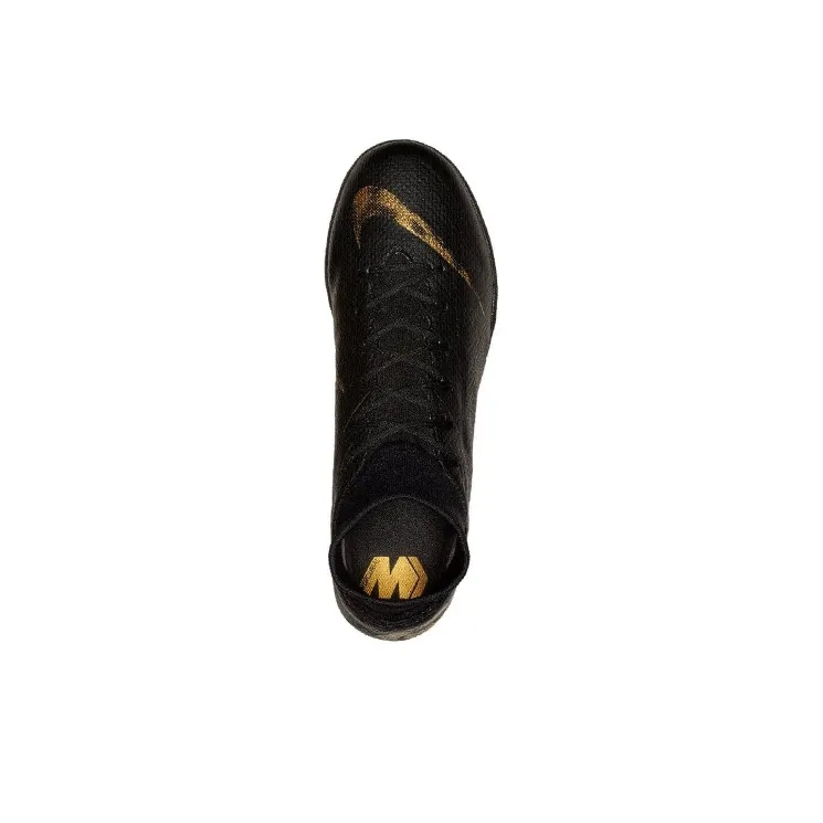 Nike Mercurial Superfly 6 Academy Tf ' Black Metallic Gold'-2