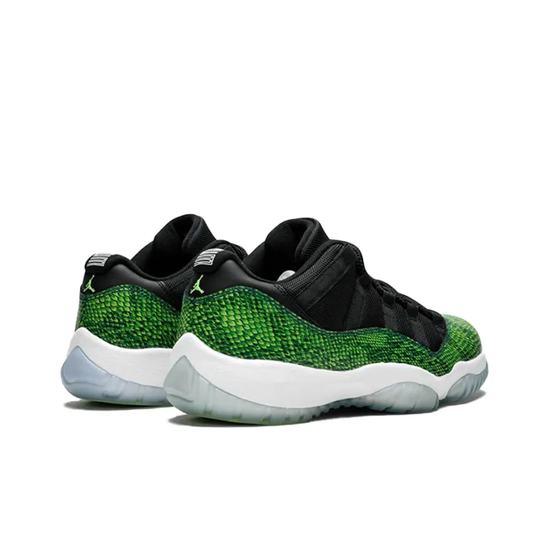 Jordan 11 Retro Low Green Snakeskin-4