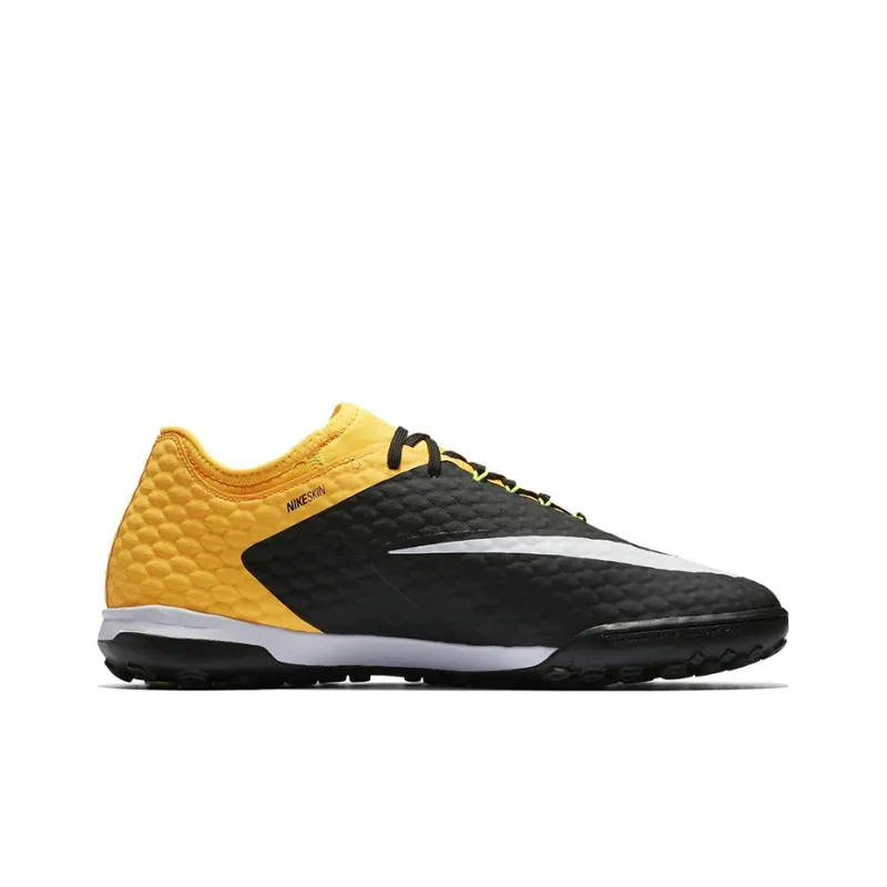Nike TF Rubber Broken Studs Cushioning Anti Slip And Wear Resistant Soccer Shoes Men's Yellow Black-1
