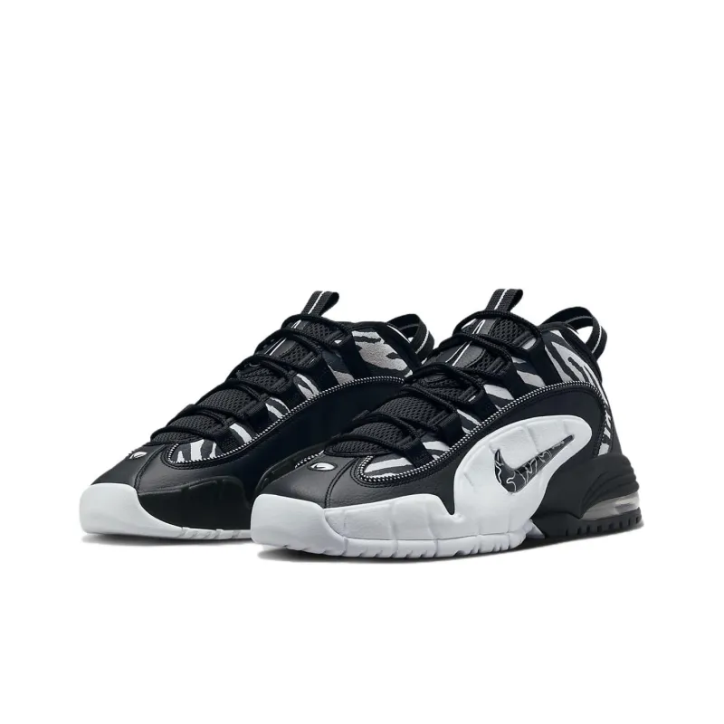 Nike Air Max Penny 1 Tiger Stripes Black White-2