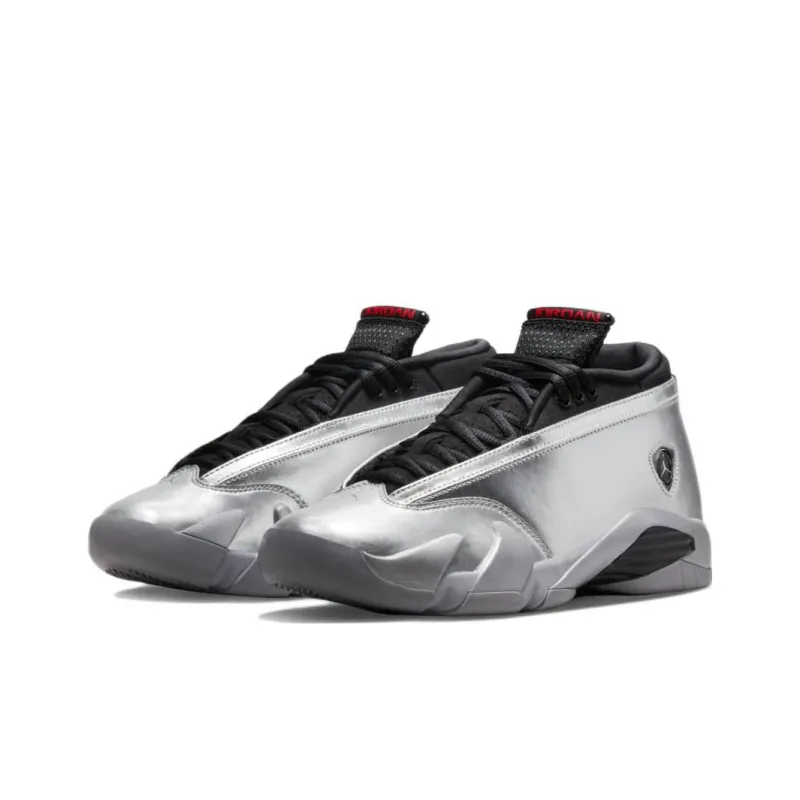Air Jordan 14 Retro Low 'Metallic Silver' Women's-2