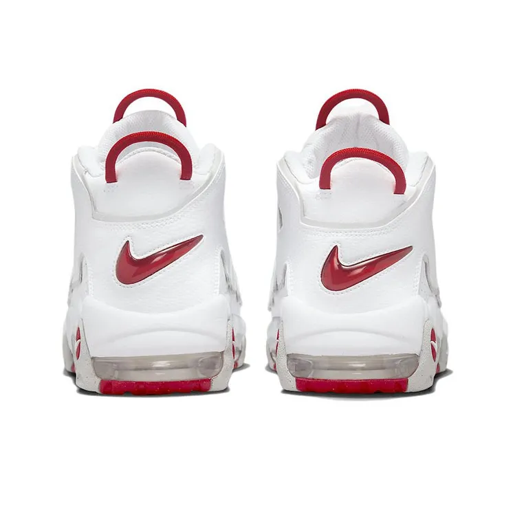 Nike Air More Uptempo 96 White Grey Fog University Red-4