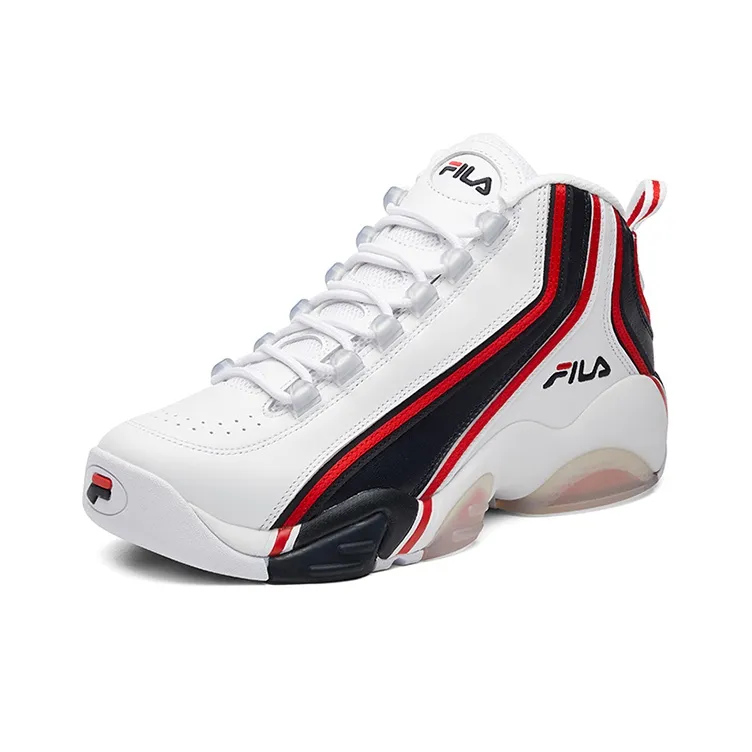 FILA Forward Mid Tops White Blue-2