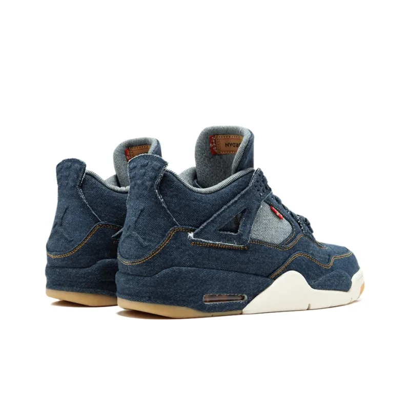 Jordan 4 Retro Levi's Denim Tag With Levi's Logo-4