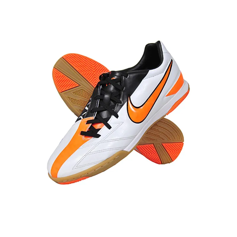 Nike T90 Shoot Iv Ic 'White Black Orange'-2