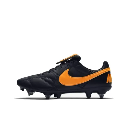 Nike Premier 2 Soccer Shoes Unisex Low-Top Black/Orange