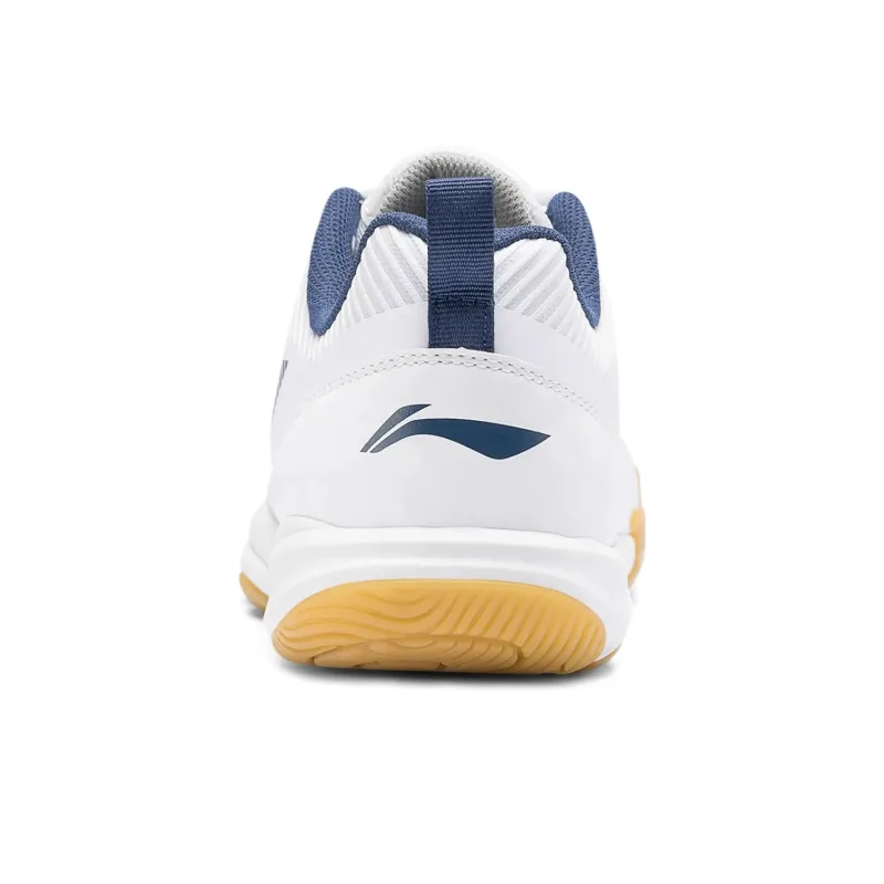 LiNing CS16 Anti Slip Wear Resistant Low Top Badminton Shoes Unisex White Blue-4