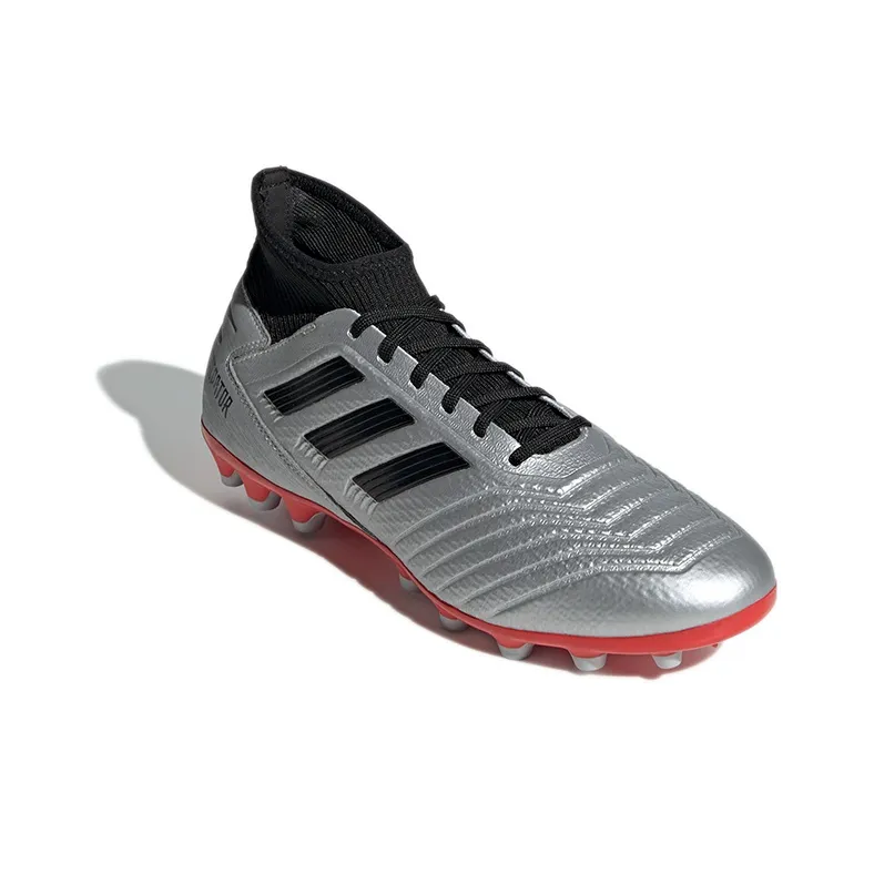 Adidas Predator 19.3 Ag 'Silver Metallic Black'-2