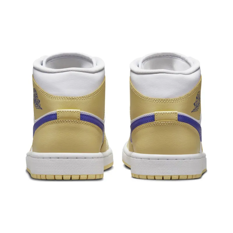 Jordan 1 Mid Lemon Wash Lapis Women's-4