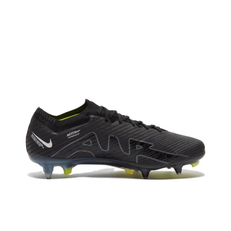 Nike Zoom Mercurial Vapor 15 Elite SG Pro Anti Clog Traction Black White Volt-1