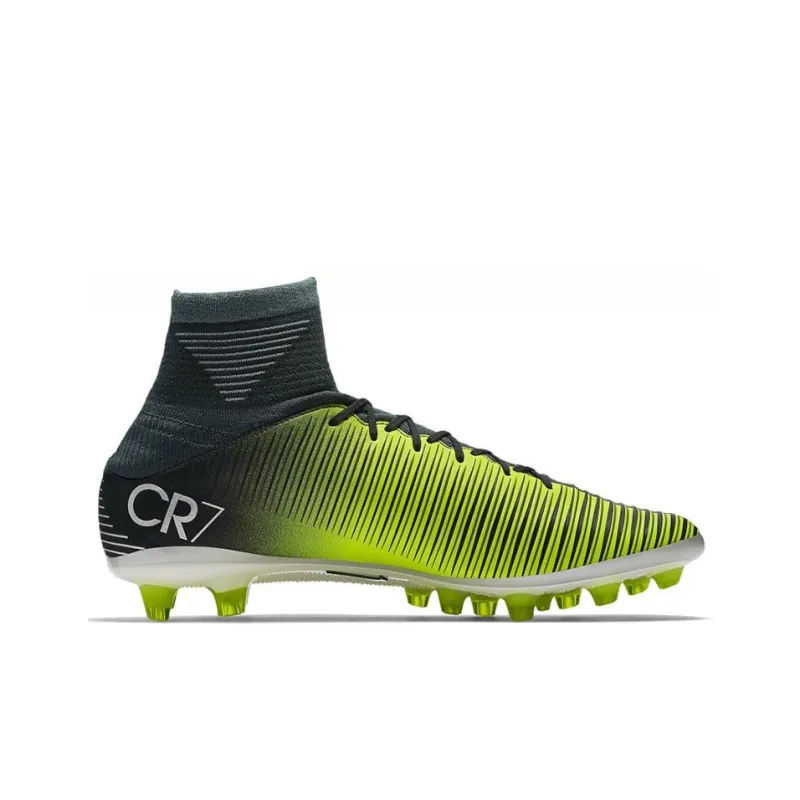 Nike AG Rubber Short Studs Cushioning Anti-Slip And Wear-Resistant Soccer Shoes Men's Black Green-1