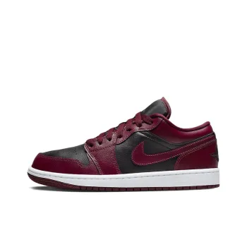 JORDAN 1 Low Black Dark Beetroot Women's