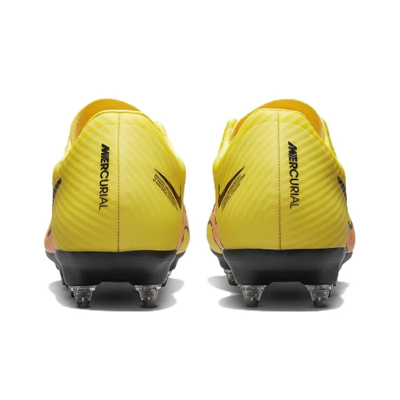 Nike Mercurial Vapor 15 Soccer Shoes Unisex Low Top Yellow/Pink-4
