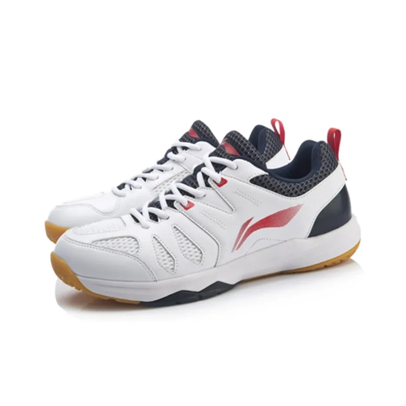 LiNing Swirl V2 Cushioned Slip Resistant Support Lightweight Low Top Badminton Shoes Unisex White-2